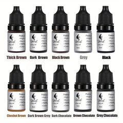 Permanent Eyebrow Make Up Pigment Set - Microblading Supplies