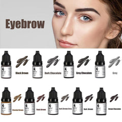Permanent Eyebrow Make Up Pigment Set - Microblading Supplies