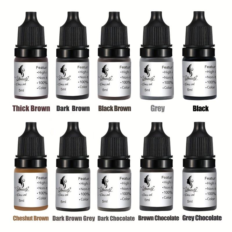 Permanent Eyebrow Make Up Pigment Set - Microblading Supplies