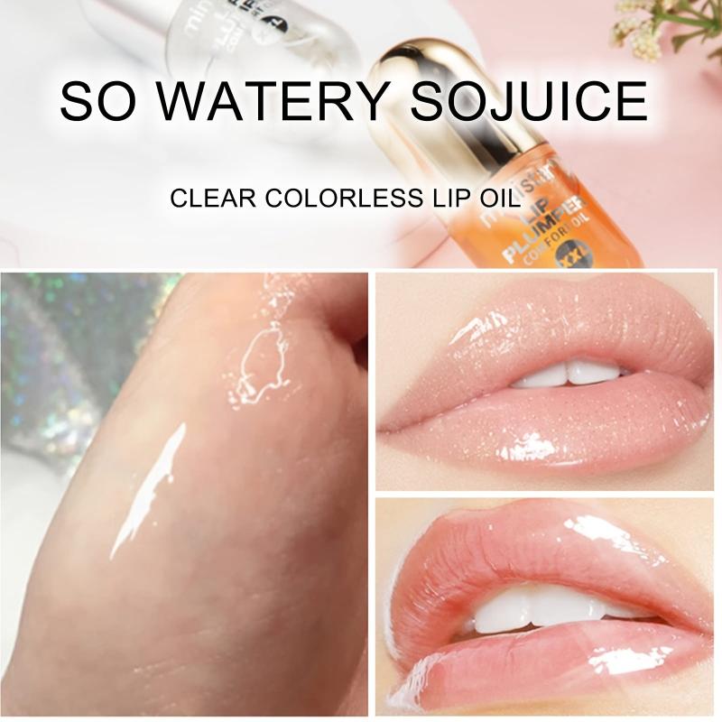 2PCS Lip Maximizer Plumping Gloss Hydrating Fade Lip Lines