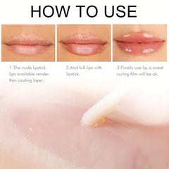 2PCS Lip Maximizer Plumping Gloss Hydrating Fade Lip Lines
