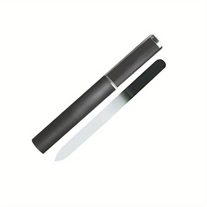 Colorful Crystal Glass Nail File Medium Manicure Pedicure Tool