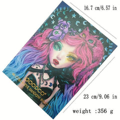 46-Shade Matte & Pearly Eyeshadow Palette for Anime Girl Makeup
