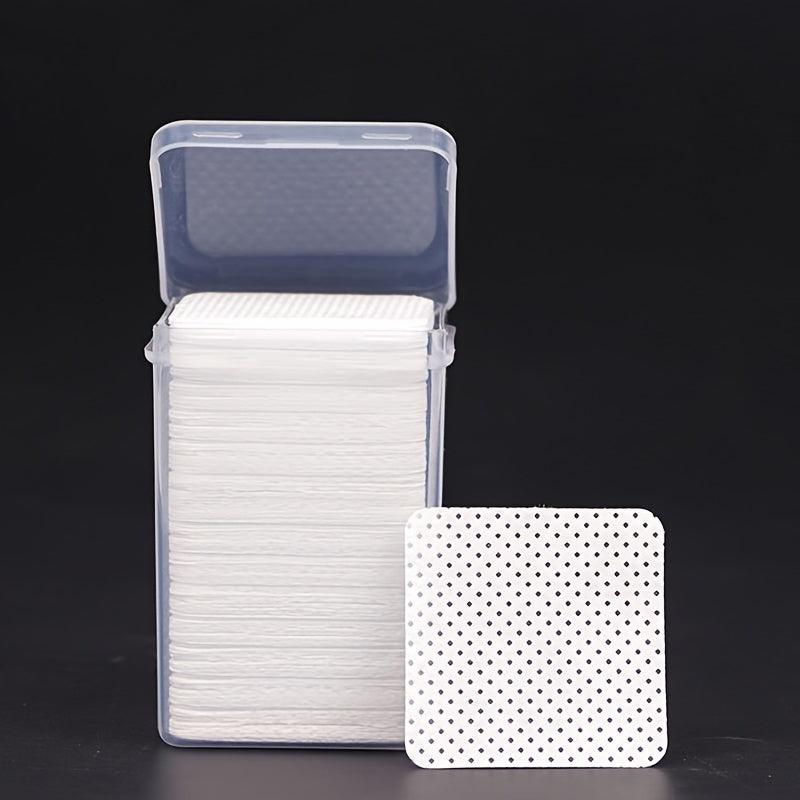 200pcs Lint Nail Polish Remover Pads - Easy & Effective Glue & Polish Removal