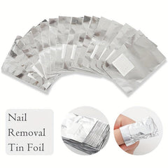 Aluminum Foil Nail Art Soak Off Polish Remover - Easy Gel Polish Removal Tool