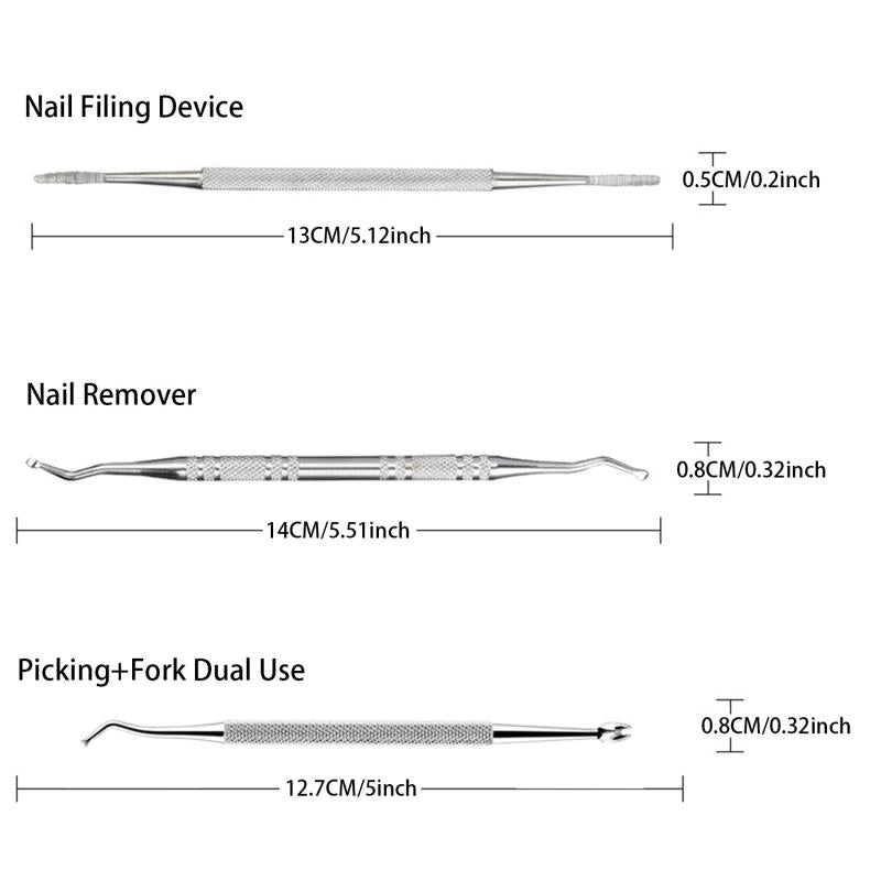 Ingrown Toenail File Lifter Double Sided Stainless Steel Tool