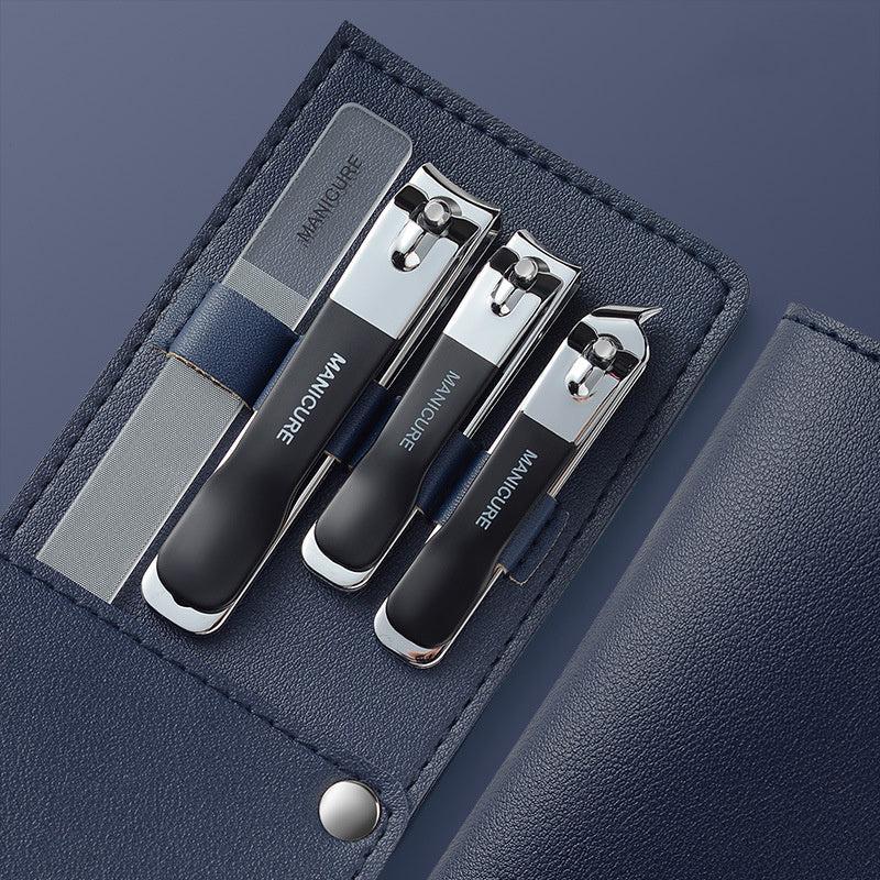 4 Pcs Nail Clippers Set Portable Travel Nail Care Kit