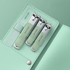 4 Pcs Nail Clippers Set Portable Travel Nail Care Kit