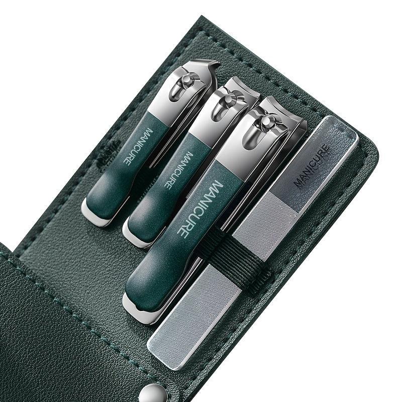 4 Pcs Nail Clippers Set Portable Travel Nail Care Kit