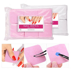 Nail Polish Remover Wipes Nail Cleaning Pads Non Woven Nail Pads