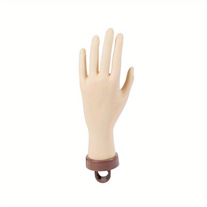 Flexible Bendable Practice Hand for Acrylic Nails