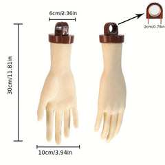 Flexible Bendable Practice Hand for Acrylic Nails
