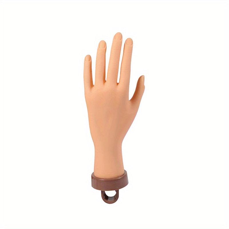 Flexible Bendable Practice Hand for Acrylic Nails