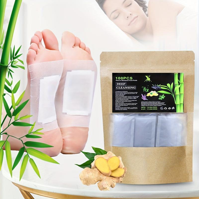 Herbal Foot Patches for Deep Cleaning, Improved Sleep, Fatigue Relief - 100pcs