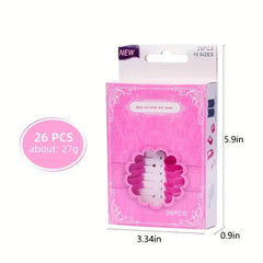 26 Pcs Nail Polish Edge Anti Flooding Plastic Template Clip
