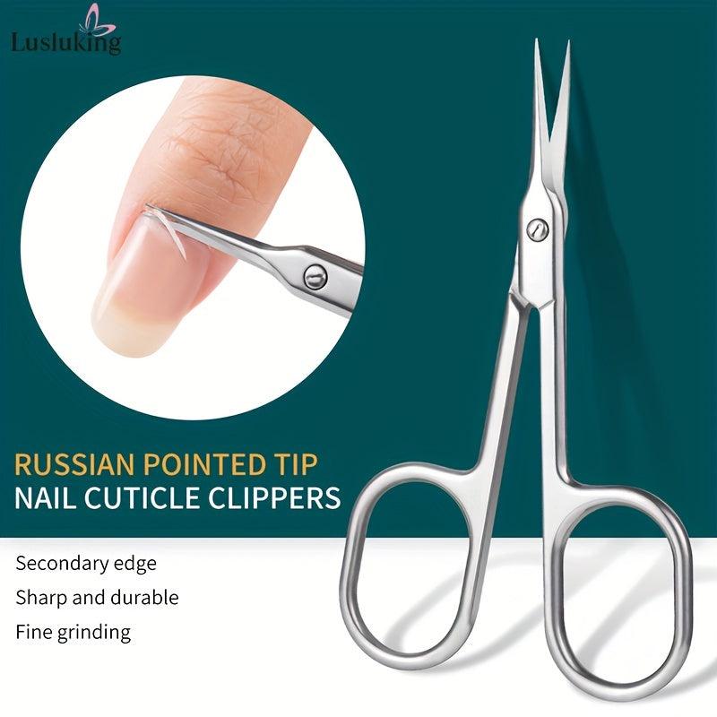 Cuticle Scissors for Manicure Dead Skin Remover Stainless Steel Cutter