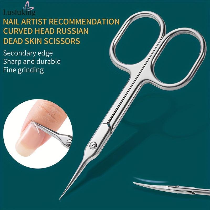 Cuticle Scissors for Manicure Dead Skin Remover Stainless Steel Cutter