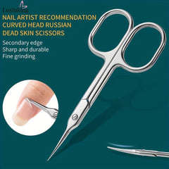 Cuticle Scissors for Manicure Dead Skin Remover Stainless Steel Cutter