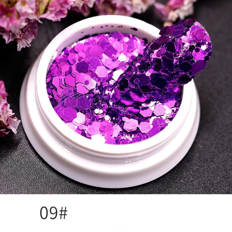 Colorful Dragon Glitter Powder Patch for Nail Art