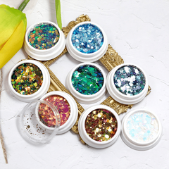 Colorful Dragon Glitter Powder Patch for Nail Art