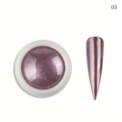 Glitter Nail Powder Set Mirror Effect Chrome Manicure Pigment - 19 Colors