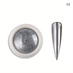 Glitter Nail Powder Set Mirror Effect Chrome Manicure Pigment - 19 Colors