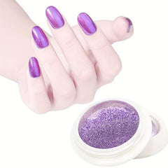 Glitter Nail Powder Set Mirror Effect Chrome Manicure Pigment - 19 Colors