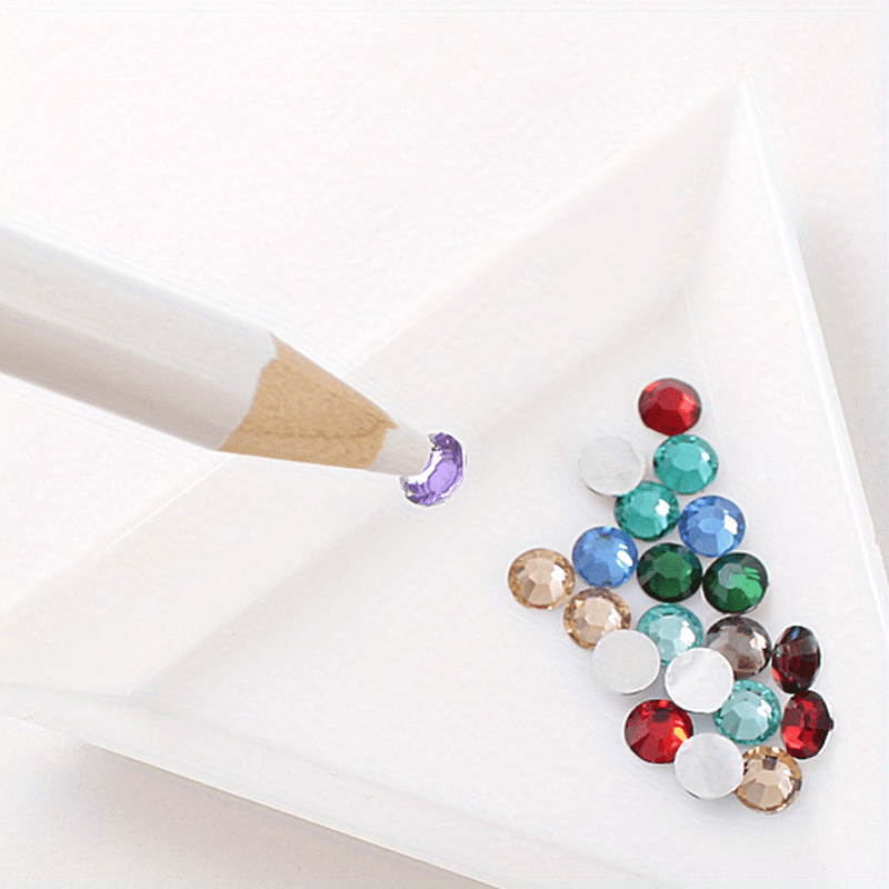 2 Nail Art Rhinestone Pick Up Pens - Easy to Use for Studs Gems