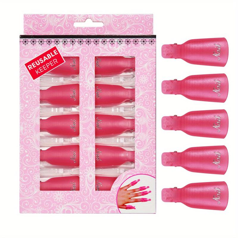 10 Pcs Nail Enhancement Removal Sleeve for Gel Nail Removal