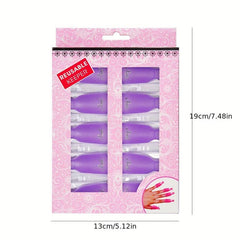 10 Pcs Nail Enhancement Removal Sleeve for Gel Nail Removal