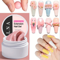 15ml Solid Extension Nail Gel Non Sticky - DIY Nail Extension Gel