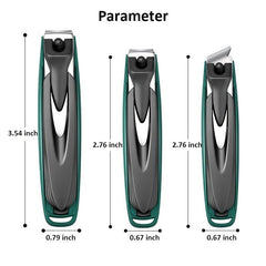 Colorful Nail Clippers Anti Splash Nail Cutter Stainless Steel