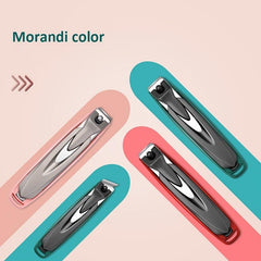 Colorful Nail Clippers Anti Splash Nail Cutter Stainless Steel