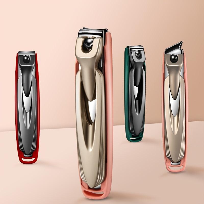 Colorful Nail Clippers Anti Splash Nail Cutter Stainless Steel