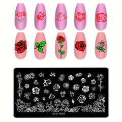 Stainless Steel Nail Stamping Plates for Unique Nail Art Designs