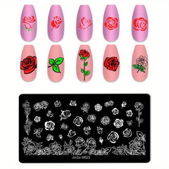 Stainless Steel Nail Stamping Plates for Unique Nail Art Designs