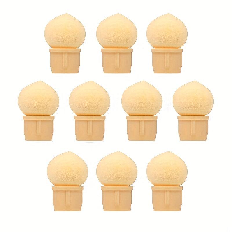10pcs Gradual Change Nail Polish Sponge Head for Manicure and DIY Nail Art