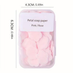Portable Petal Soap Sheets For Hand Washing, Camping - 4PCS