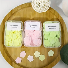Portable Petal Soap Sheets For Hand Washing, Camping - 4PCS