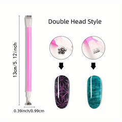3D Magnetic Cat Eye Gel Nail Art Board Easy DIY Manicure Tool