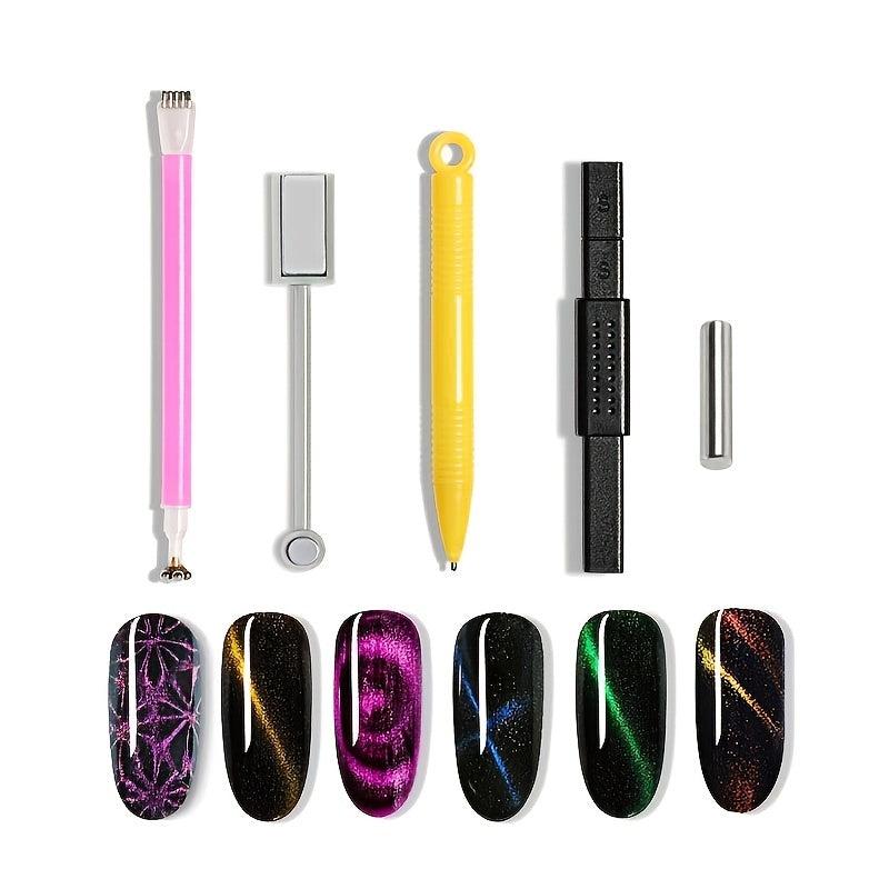3D Magnetic Cat Eye Gel Nail Art Board Easy DIY Manicure Tool