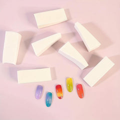 8pcs Gradient Nails Sponges Set for DIY Manicures