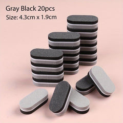 20pcs Double Side Nail Files Nail Buffer Block Nail Art Tools