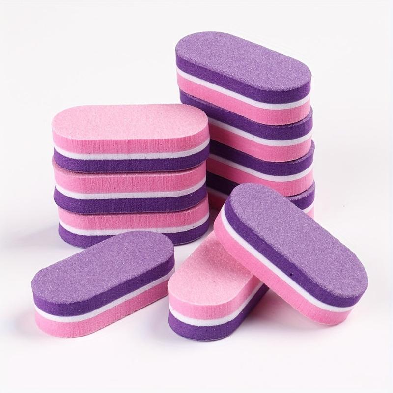 20pcs Double Side Nail Files Nail Buffer Block Nail Art Tools