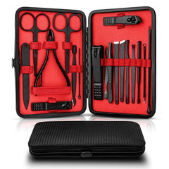 Pedicure Kit 7-20 Manicure Set Stainless Steel Clippers Nail Files Ear Spoon