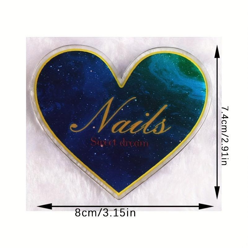 Resin Printed Nail Mixing Palette Display Board