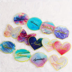 Resin Printed Nail Mixing Palette Display Board