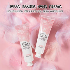 Sakura Hand Cream Moisturizing Lotion for Dry Cracked Hands