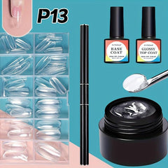 5 Pcs Solid Nail Gel Glue Set for Nail Art DIY