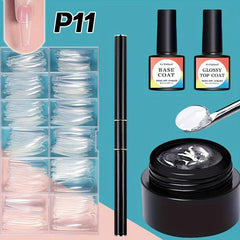 5 Pcs Solid Nail Gel Glue Set for Nail Art DIY